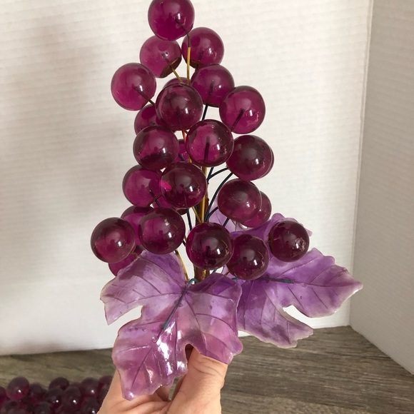 Vtg Lucite Grape Clusters - Picture 6 of 15